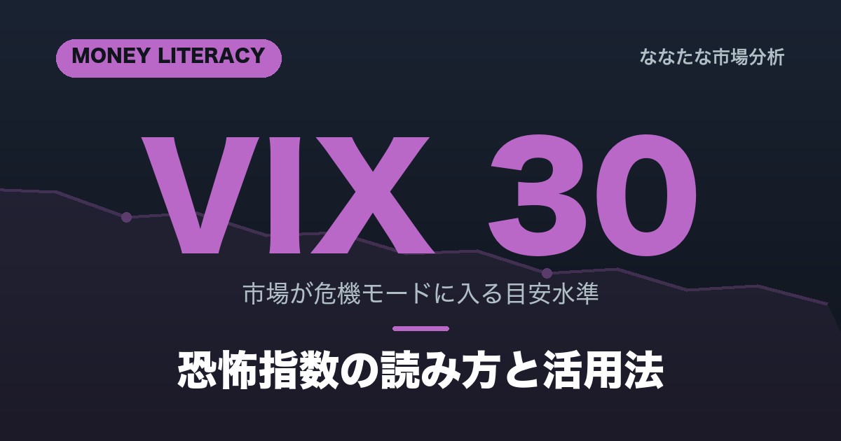 VIX恐怖指数とは？読み方と投資への活用法を解説